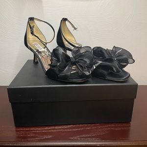 Badgley Mischka Nelly Mesh Bow Sandal